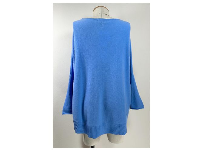 Autre Marque Jersey oversize de cachemir azul Tyler Boe - vista 5