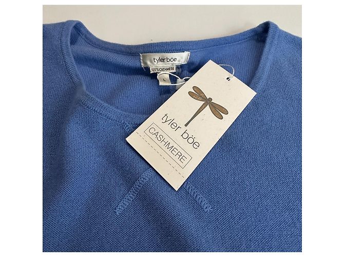 Autre Marque Jersey oversize de cachemir azul Tyler Boe - vista 6
