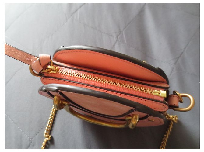 Bolsa Chloé Mini Pixie de couro rosa Carne - vista 10
