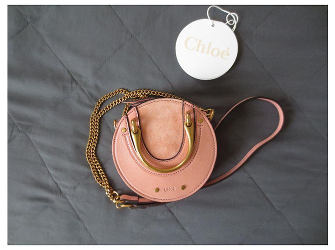 Bolsa Chloé Mini Pixie de couro rosa Carne - vista 2
