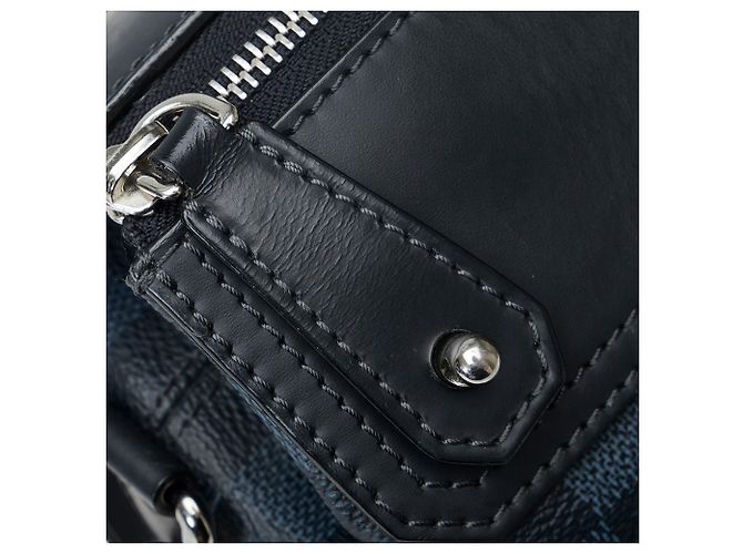 Louis Vuitton Borsa a tracolla Greenwich Blu Damier Cobalto Blu navy - vista 9