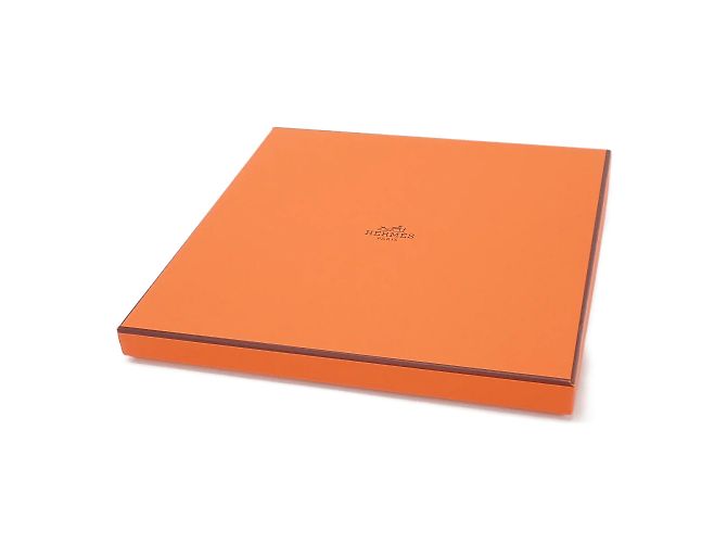 Hermès carré 90 Sciarpa in seta Canna Cannes H003140S 05 Arancione - vista 4
