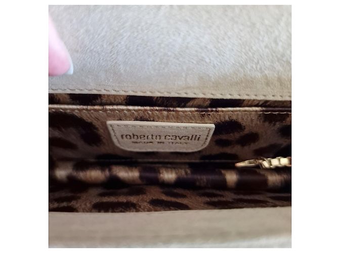 Borsa da viaggio Roberto Cavalli Bronzo in tessuto - vista 2