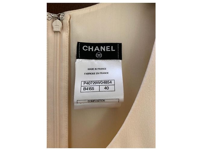 Chanel Kleid Wolle Beige - Ansicht 3