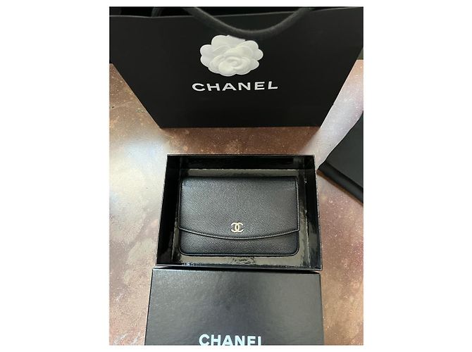 Borsa a mano Chanel Chain Jack in pelle nera Nero - vista 2