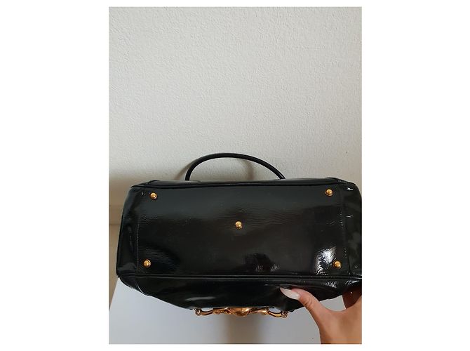 Borsa Gucci Nera in vernice Nero - vista 2