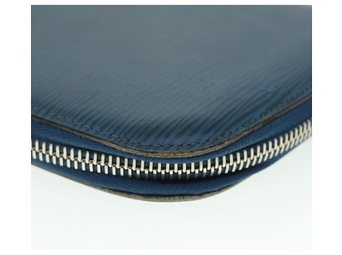 LOUIS VUITTON Epi Organizer Pochette Atholl Blu M60731 LV Auth ep1462 - vista 10