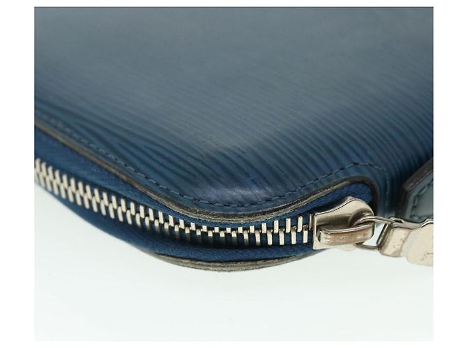 LOUIS VUITTON Epi Organizer Pochette Atholl Blu M60731 LV Auth ep1462 - vista 11