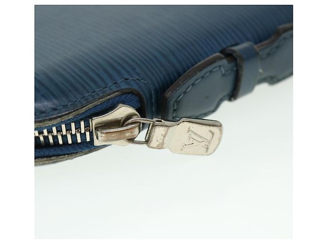 LOUIS VUITTON Epi Organizer Pochette Atholl Blu M60731 LV Auth ep1462 - vista 12