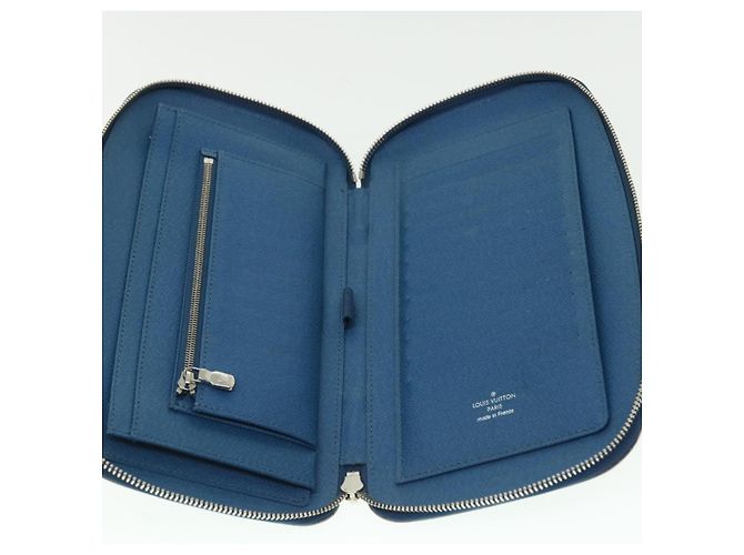 LOUIS VUITTON Epi Organizer Pochette Atholl Blu M60731 LV Auth ep1462 - vista 14