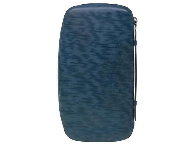 LOUIS VUITTON Epi Organizer Pochette Atholl Blu M60731 LV Auth ep1462 - vista 3