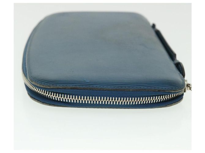 LOUIS VUITTON Epi Organizer Pochette Atholl Blu M60731 LV Auth ep1462 - vista 4