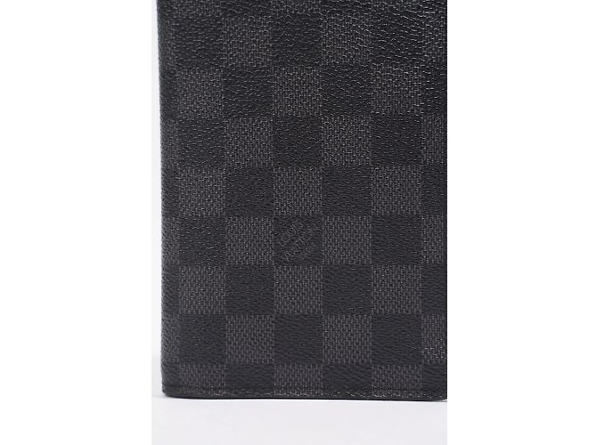 Portafoglio Louis Vuitton Brazza Tela Damier Graphite Nero - vista 2