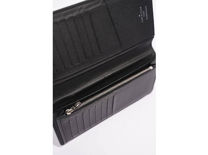 Portafoglio Louis Vuitton Brazza Tela Damier Graphite Nero - vista 7