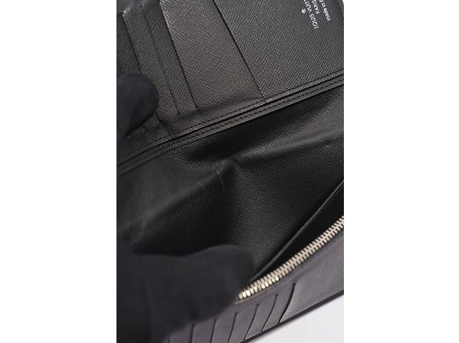 Portafoglio Louis Vuitton Brazza Tela Damier Graphite Nero - vista 8