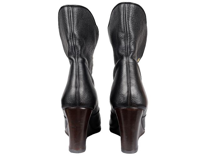 Chloé Botines con ojales Chloe Negro - vista 3