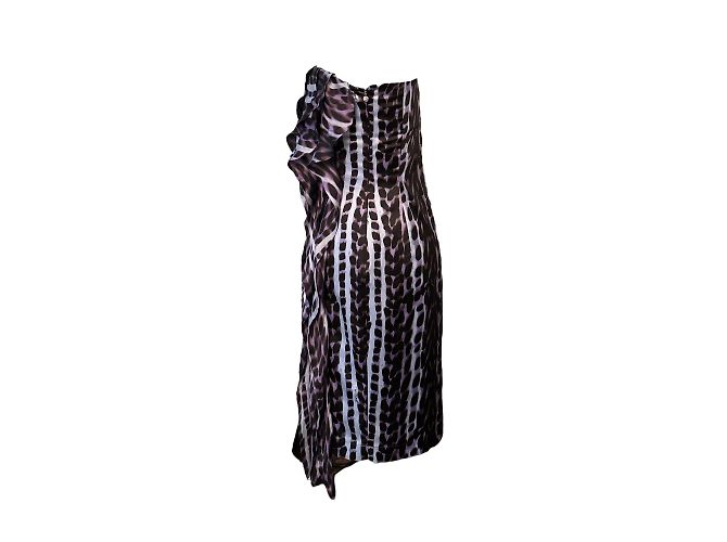 ROBERTO CAVALLI Vestidos S Púrpura - vista 4