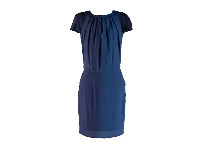 Autre Marque Vestido Duo de Seda Anna Molinari Multicor - vista 2