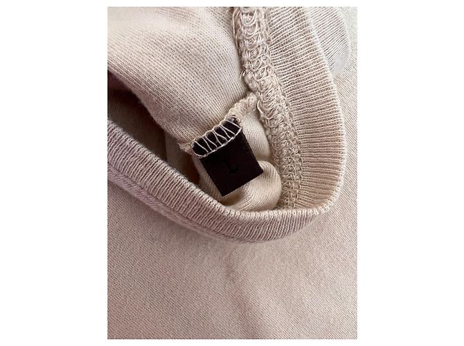 Camiseta Loewe beige de algodón con estampado frontal - vista 10