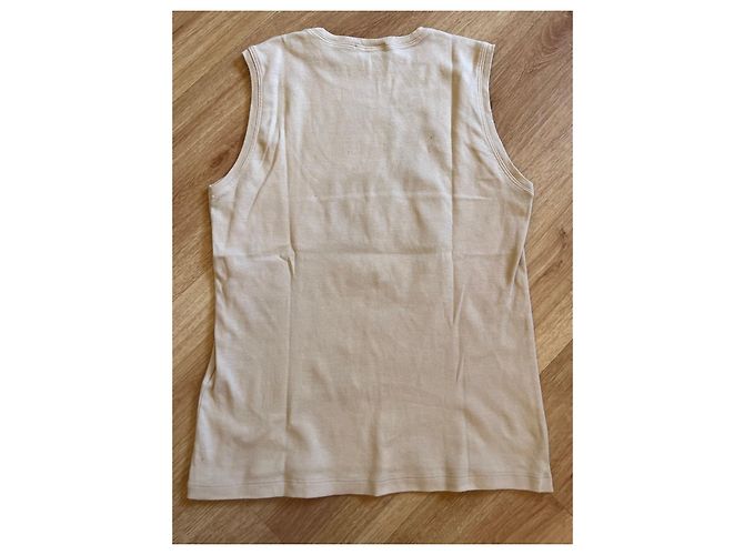 Camiseta Loewe beige de algodón con estampado frontal - vista 2