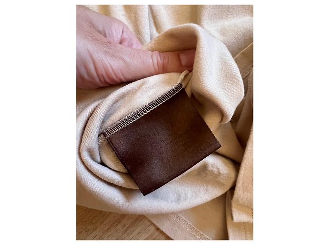 Camiseta Loewe beige de algodón con estampado frontal - vista 7