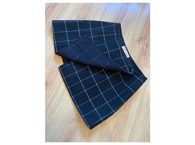 Falda Loewe de lana negra Negro - vista 2