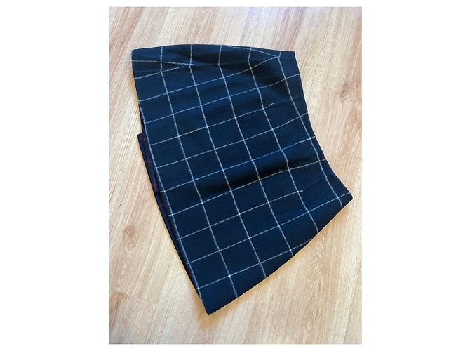 Falda Loewe de lana negra Negro - vista 3