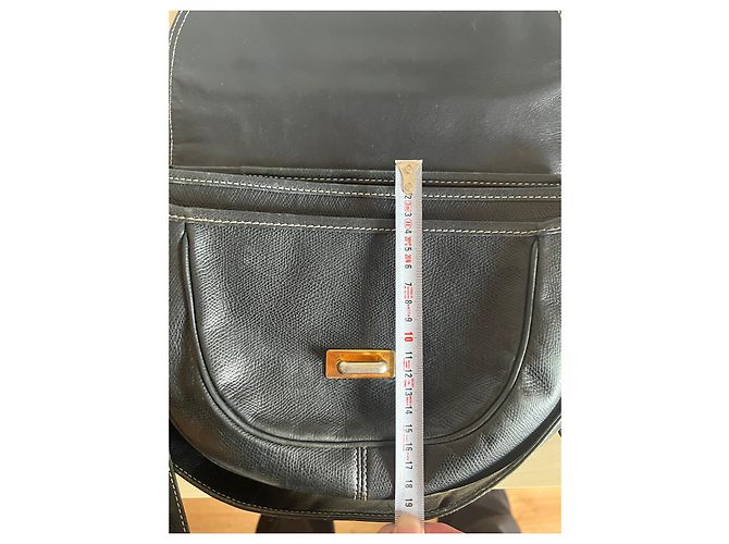 Borsa a mano Loewe Oropesa in pelle nera Nero - vista 10