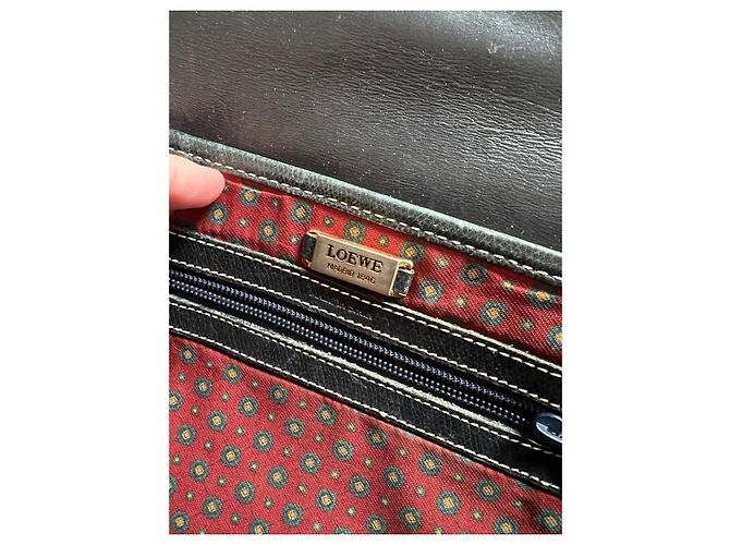 Borsa a mano Loewe Oropesa in pelle nera Nero - vista 11