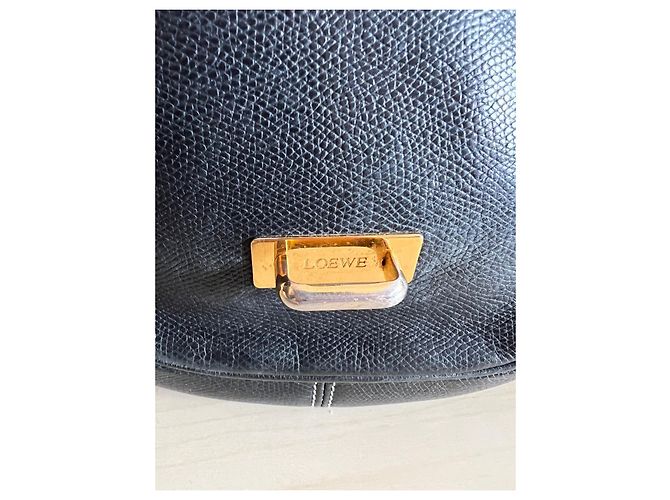 Borsa a mano Loewe Oropesa in pelle nera Nero - vista 5