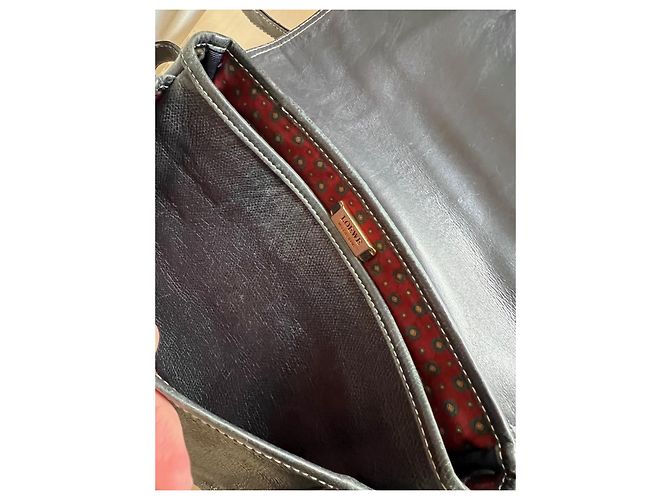 Borsa a mano Loewe Oropesa in pelle nera Nero - vista 9