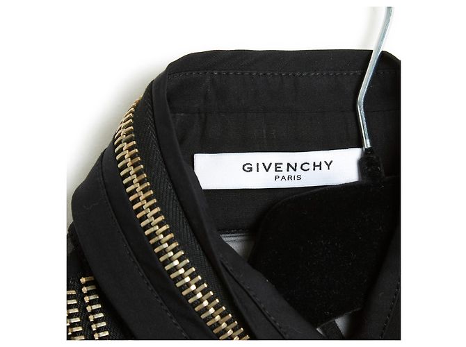Givenchy SS2011 Seta Cerniere nere FR38/40 Nero - vista 3