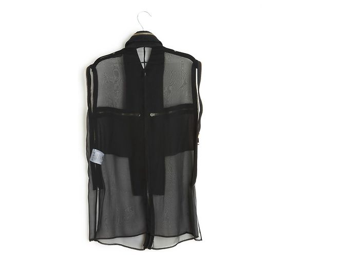Givenchy SS2011 Seta Cerniere nere FR38/40 Nero - vista 4