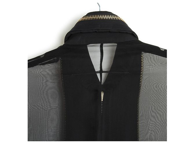 Givenchy SS2011 Seta Cerniere nere FR38/40 Nero - vista 5