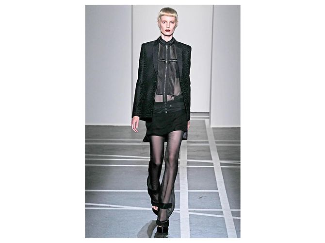 Givenchy SS2011 Seta Cerniere nere FR38/40 Nero - vista 6