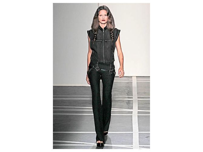 Givenchy SS2011 Seta Cerniere nere FR38/40 Nero - vista 7