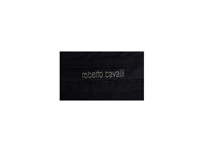 Roberto Cavalli Streifenanzug Schwarz - Ansicht 15