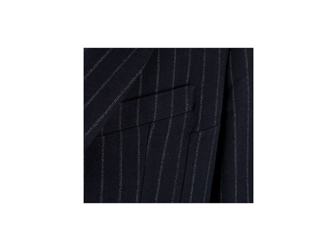Roberto Cavalli Streifenanzug Schwarz - Ansicht 7