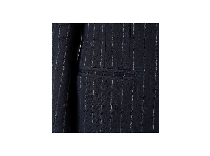 Roberto Cavalli Streifenanzug Schwarz - Ansicht 8