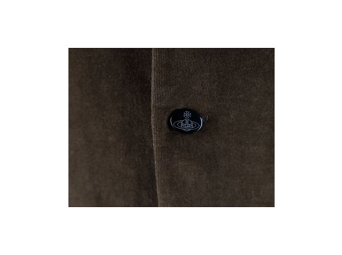 Abito di velluto a coste Vivienne Westwood Marrone - vista 10
