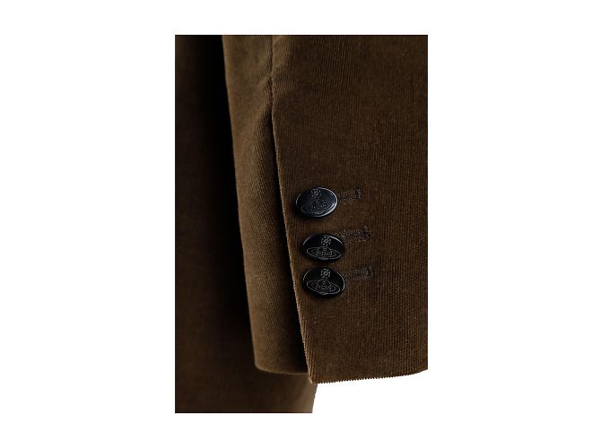 Abito di velluto a coste Vivienne Westwood Marrone - vista 9
