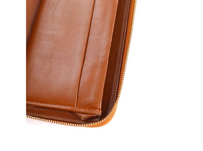 LOUIS VUITTON - Geldbörse aus goldfarbenem Lackleder mit Monogramm Braun - Ansicht 8