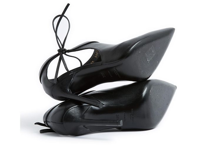 Saint Laurent Nodo alla caviglia nero EU39.5 - vista 5