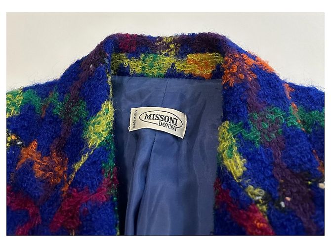 Blazer Missoni Multicolore in Mohair e Lana - vista 5