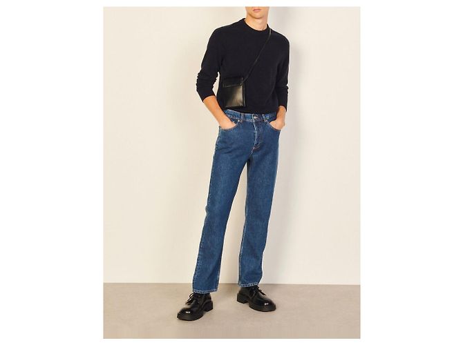 Jeans Sandro in cotone blu taglio dritto - vista 2
