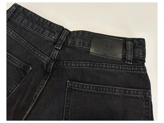 Vaqueros Claudie Pierlot Negros de Algodón Talla 36 - vista 3