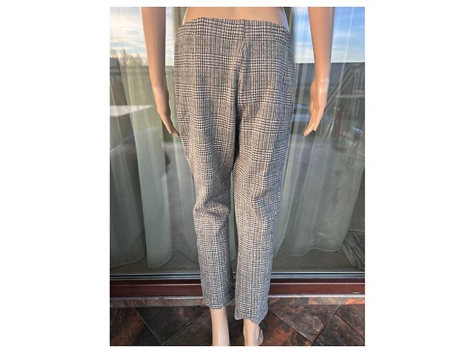 Pantalones Marc Cain de lana beige Talla L - vista 2