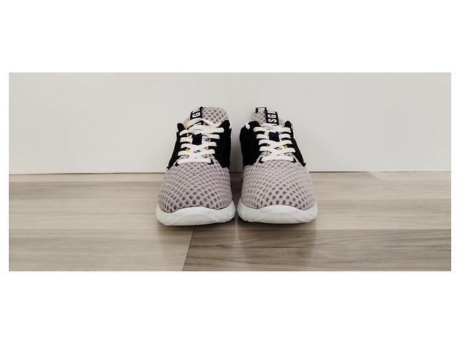 Sneakers Msgm Grigio Nero Blu Sintetico Mesh Multicolore - vista 3