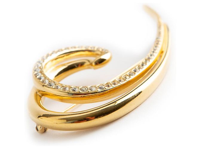 Spilla Givenchy a Spirale Dorata in Metallo D'oro - vista 2