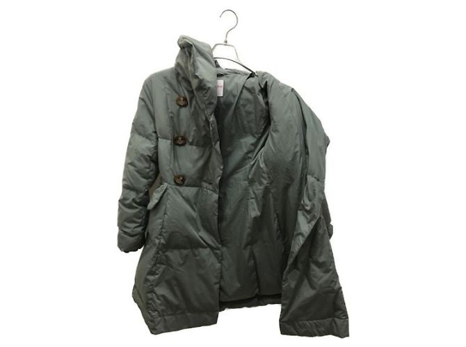 ***Vivienne Westwood abrigo de plumas RED LABEL Verde - vista 3